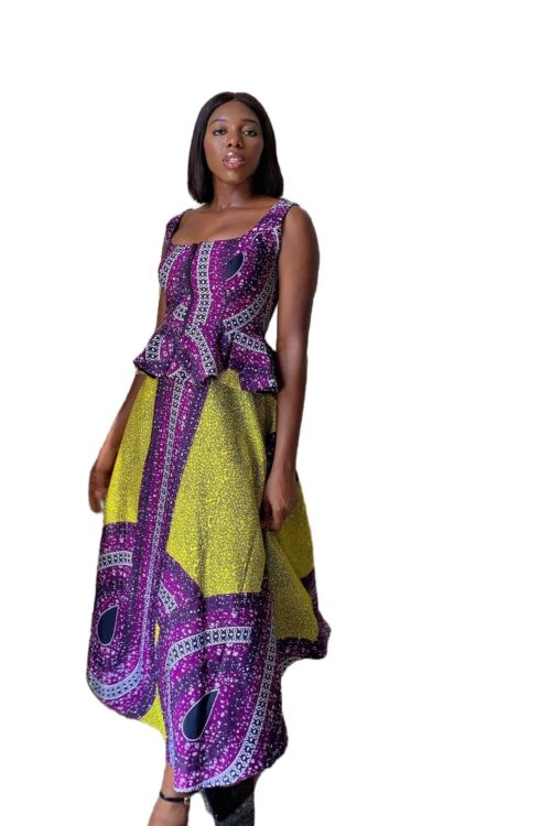 NKEM African Print Two-Piece by Deckabydeka