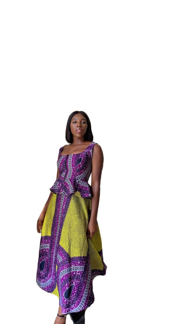 NKEM African Print Two-Piece by Deckabydeka - Image 3